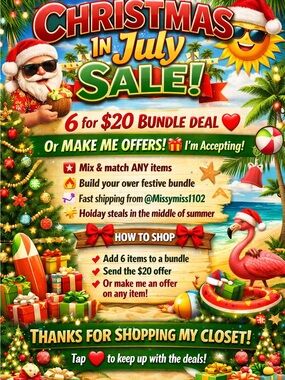 Christmas in July Sale
